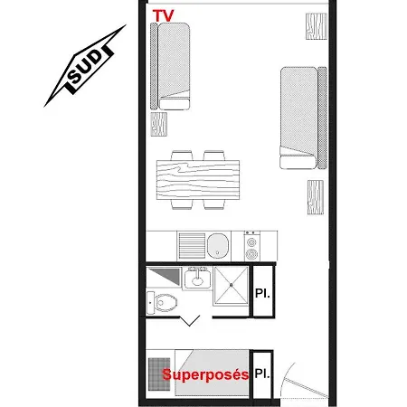 Skis Aux Pieds Avec Balcon Et Vue A - Fr-1-505-51 Notre-Dame-de-Bellecombe